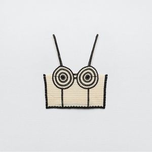 Zara crochet crop top